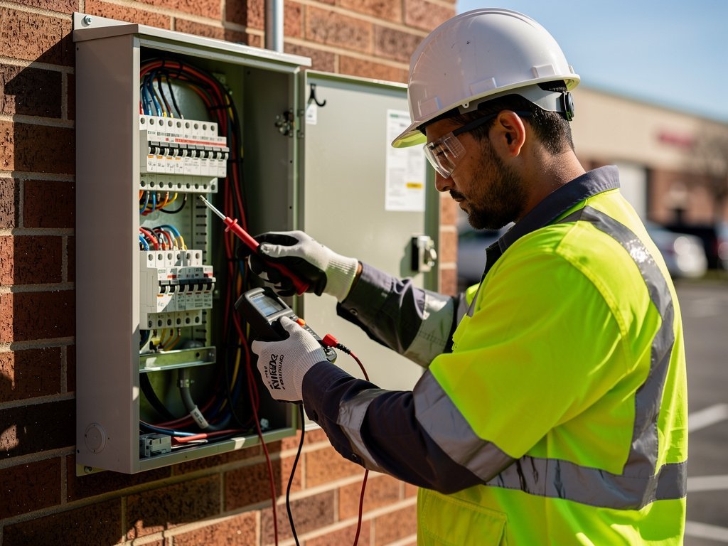 Licensed electrician providing electrical services in Cypress TX