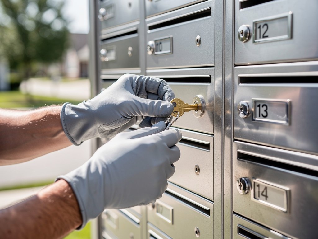 Mailbox key management and delivery services for Cypress TX HOAs